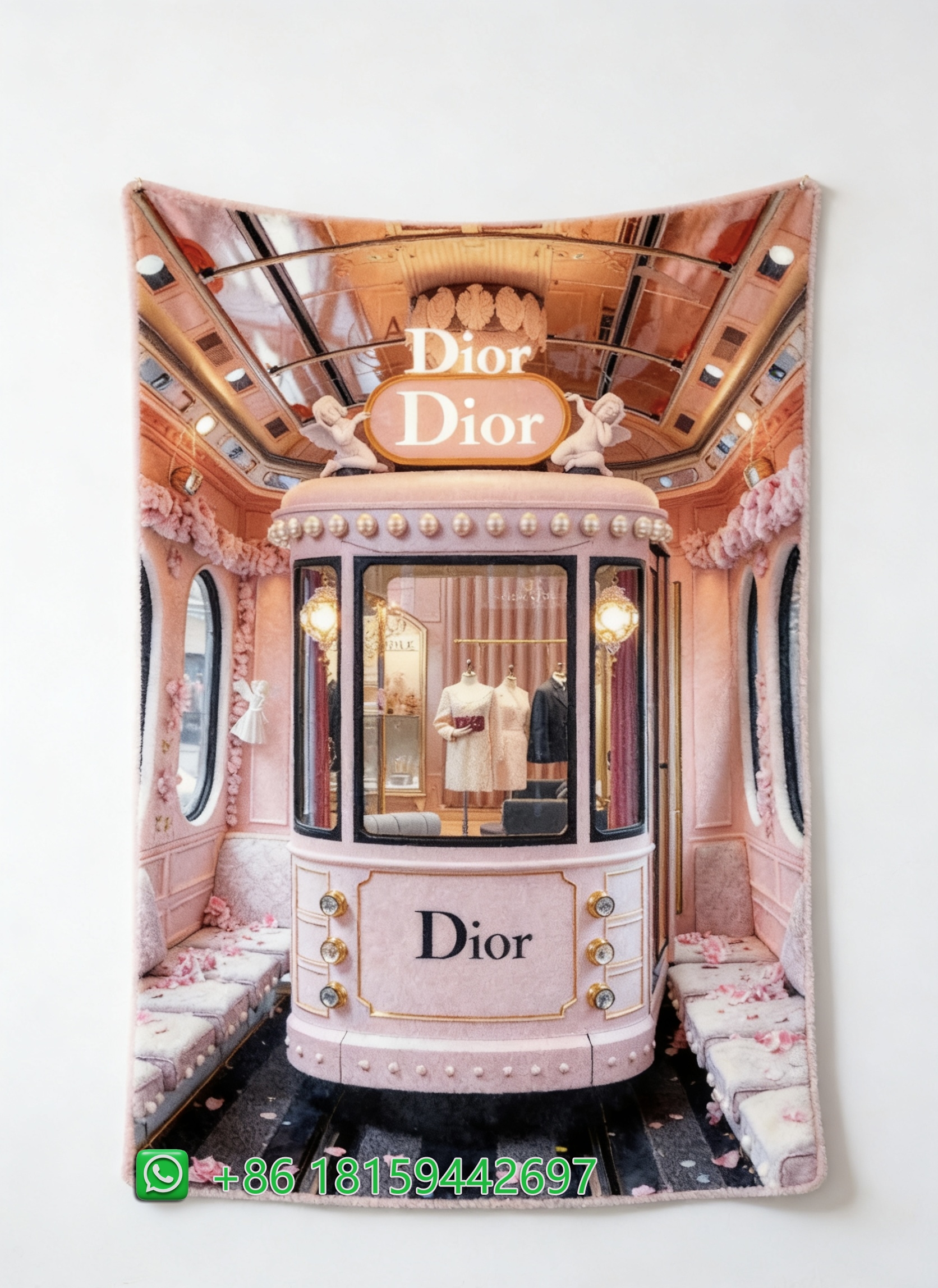 Dior Throw Blankets